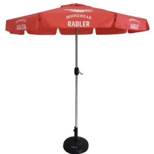Adjustable Foldable Aluminum Clamp-On Outdoor Umbrella with UV Protection and Waterproof Fabric