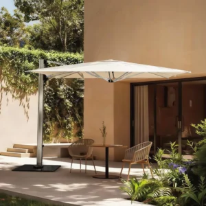 Adjustable Hydraulic Sun 3x3m Cafe Garden Crank Lift Waterproof Anti-UV Foldable Outdoor Furniture