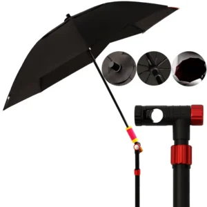 Adjustable Rotation 2.2M UV Protection Double-Layer Outdoor Windproof Fishing Umbrella