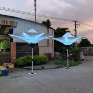 Adverting Beach Outside Umbrella Tent Folding Tent Flower Umbrella Tent LED Tulip Umbrella