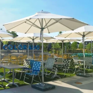 Advertising Beach Umbrella Parasol 1.5M Radius UV Protection Beach Garden Patio Outdoor Umbrella