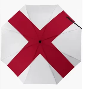 Alabama US State Flag Umbrella, Waterproof, Auto Open and Close, UV Coating