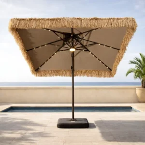 Aluminum Removable Top Oversized Market Style Hospitality Grade Parasol Extérieur with Parasoles Para Exterior