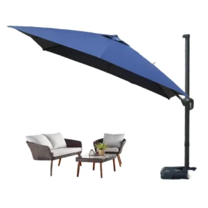 Aluminum Waterproof Outdoor Patio Umbrella for Hotel and Dining Use