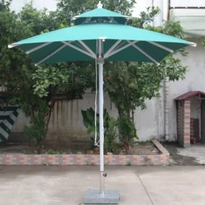 Aluminum Waterproof Patio Umbrella Bases for Courtyard Park and Hotel Furniture
