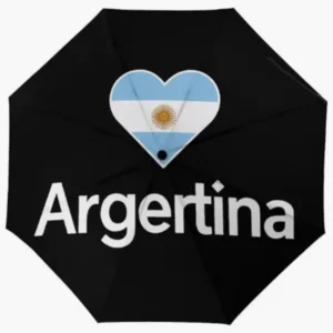 Argentina Flag Themed Fully Automatic Folding Umbrella