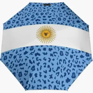 Argentina National Flag Themed Fully Automatic Folding Umbrella