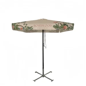 Artistic Outdoor Furniture UV Protection Waterproof Beach Parasol with Logo Prints