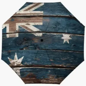 Australia Country Flag Pattern Fully Automatic Folding Umbrella