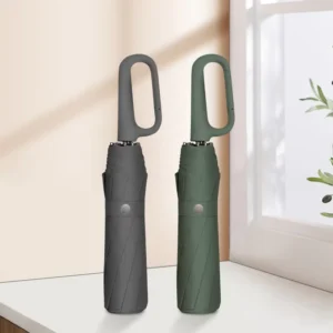 Auto-Foldable Portable Umbrella with High-Visibility Windproof Design and Customizable Car Logo