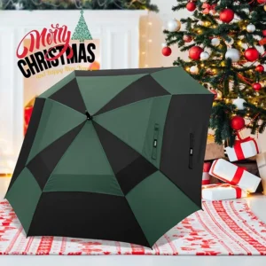 Auto Open 27 Inch 8 Panels Double Canopy Golf Umbrella