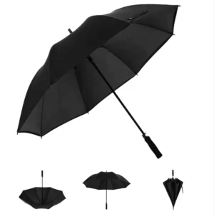 Auto-Open 30 Inch Windproof 190T Golf Umbrella with Full-Print Logo for Business Gifts and Travel with EVA Handle