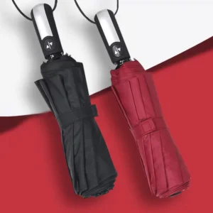 Auto Open Close Custom Logo Printed Compact 3-Fold Umbrella for Corporate Gifts