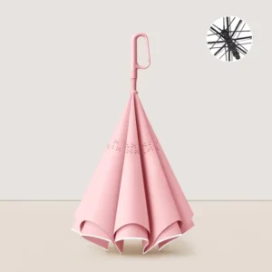 Auto-Open Hands-Free C-Handle Double-Layer Inverted Car Umbrella