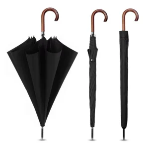Wooden Handle Straight Stick Umbrella Custom