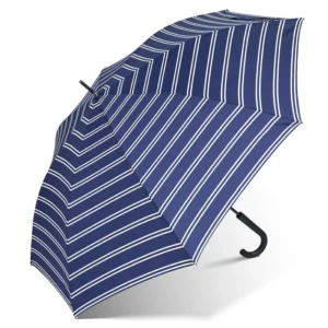 Auto Open Stick Umbrella with Patent Handle Eco Friendly Design Elegant Straight Umbrella Custom Factory Supply