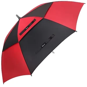 Auto Open Vented RPET Golf Umbrella Double Waterproof Custom Logo