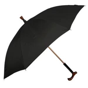Auto Open Walking Stick Umbrella Crutch Umbrella