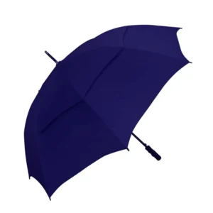 Auto-Open Windproof Golf Umbrella with 190T Pongee Fabric Custom Logo Multi-Color 128cm Coverage Fiberglass Shaft UM003