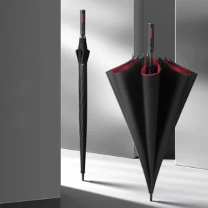 Auto-Opening 10-Rib Large Men’s Sun Rain Windproof Waterproof Double-Canopy Golf Umbrella