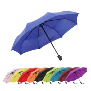 Automatic 3-Fold Portable Sun Travel Custom Folding Umbrella Compact