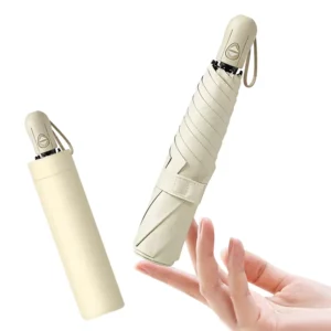 Automatic 3-Fold Windproof Umbrella with High-Density Pongee Fabric