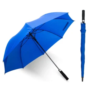 Automatic Black Custom Logo Windproof Straight Golf Umbrella