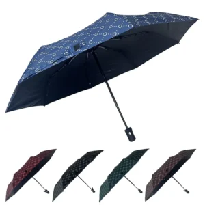 Automatic Compact Umbrella All-Weather Waterproof Windproof UV Protection Custom Logo Supplier