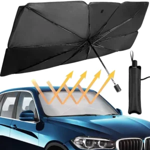 Automatic Foldable Car Front Windshield Reflective Sun Shade Umbrella