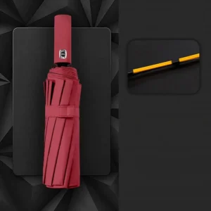 Automatic Foldable Lace Panel Umbrella for Rain Portable Custom Logo Printing