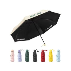 Automatic Folding 5-Fold Mini UV Protection Parasol Umbrella
