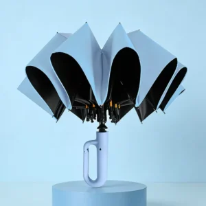 Automatic Folding Reverse Compact Windproof Travel Rain Umbrella