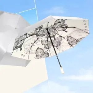 Automatic Folding Sun Umbrella Dual-Use for Sun and Rain with UV Protection