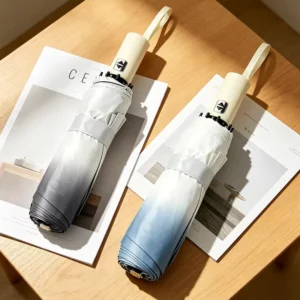 Automatic Folding Transparent Umbrella with Custom Logo