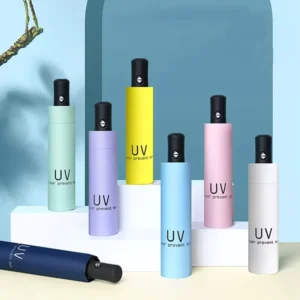 Automatic Folding Umbrella Windproof Rain Sun Compact Travel Business Direct Factory