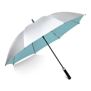 Automatic Golf Umbrella Straight Handle Rubber Handle for Business and Sun Use