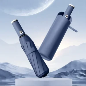 Automatic LED Lamp Umbrella, Reinforced Ribs, Windproof, Anti-Ultraviolet, Car Umbrella