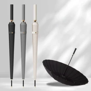 Automatic Long Handle Umbrella 24-Frame Weatherproof