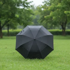 Automatic Open 30-Inch Fiberglass Wind-Resistant Waterproof Golf Umbrella Custom Logo