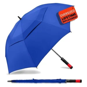 Automatic Open 47/62/68 Inch Large Windproof Double-Layer Golf Umbrella for Camping and Travel