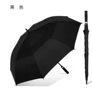 Automatic Open Extra-Large Double-Vented Waterproof Windproof Golf Umbrella 006