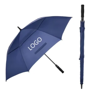 Automatic Open Golf Umbrella Large Oversize Double Canopy Vented Windproof Waterproof Stick Umbrella for Rain