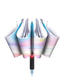 Automatic Retractable Electric Foldable Travel Umbrella for Rain