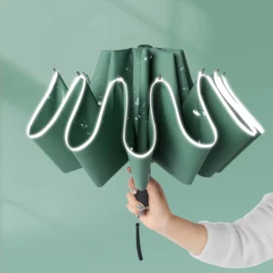 Automatic Reverse Umbrella with Logo Prints