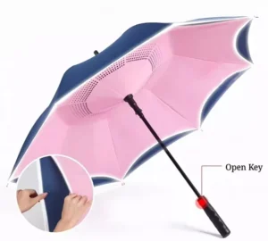 Automatic Straight Inverted Umbrella, Windproof, for Rain