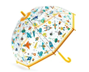 Automatic Straight Umbrella for Children EVA POE PVC Colorful Clear Transparent White Rain Umbrella
