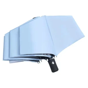 Automatic Sunshade Rain Three Fold Umbrella Sunscreen UV Folding Umbrella Custom Windproof Parasol Umbrella With logo