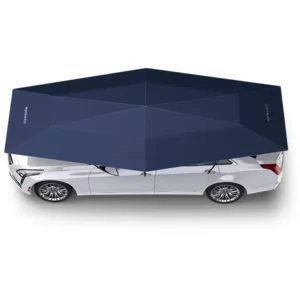 Automatic Three-Folding Car Roof Sunshade Umbrella, 190T Nylon Fabric, 5.2M Open Diameter, Travel Use