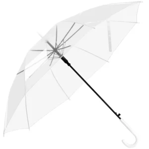 Automatic Umbrella Manufacturers Japanese Small Umbrella Print Logo Long Handle Transparent Umbrella for Women