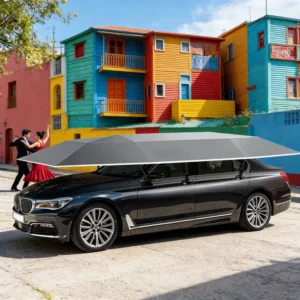 Automatic Waterproof Outdoor Car Cover with Hail Protection